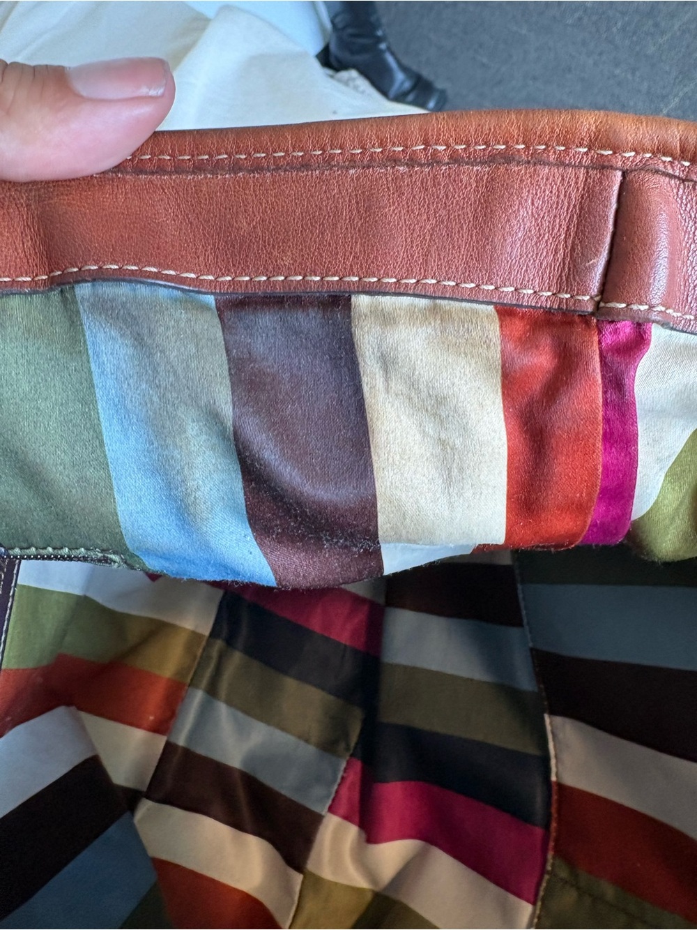 Coach Whiskey 65th Anniversary Tote with Front Pockets - Picture 13 of 16